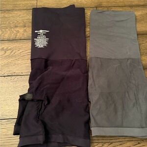 Postpartum compression shorts, size large